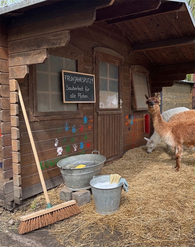 Frühjahrsputz auf der Kleinen Farm